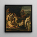 Diane et Actéon - Giovanni Balducci — framed artwork on a wall