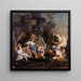 Diane et Actéon - Michel Dorigny — framed artwork on a wall