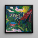 Die Klosterser Berge - Ernst Ludwig Kirchner — framed artwork on a wall