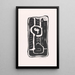 Modern Graphics Swirl - The Creators — framed artwork on a wall