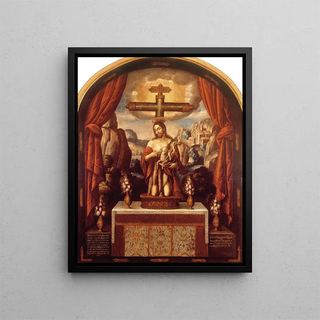 Saint Jean de la Croix - Diego de Sanabria — framed artwork on a wall