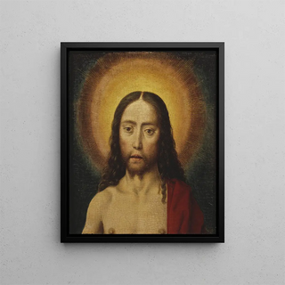 Head of Christ - Dieric Bouts — framed artwork on a wall