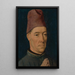 Portrait of a Man - Dieric Bouts — framed artwork on a wall