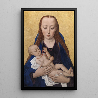 Virgin and Child - Dieric Bouts — framed artwork on a wall