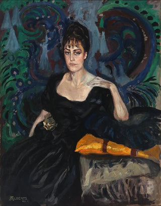 Portrait of a seated woman - Dietrich Wilhelm Alberts — artwork view