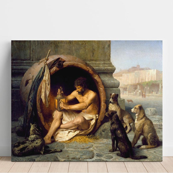 Reproduction of the painting Diogenes - Jean-Léon Gérôme