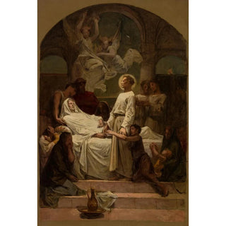 La mort de sainte Monique - Diogène Maillart — artwork view