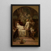 La mort de sainte Monique - Diogène Maillart — framed artwork on a wall