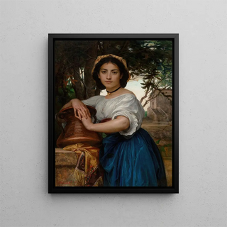 Young Water Carrier rom - Diogène Maillart — framed artwork on a wall