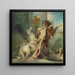 Diomède dévoré par des chevaux - Gustave Moreau — framed artwork on a wall
