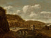 Mountain Landscape Painting with a Bridge - Dionijs Verburg — artwork view