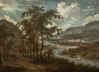 View of a River Valley - Dionijs Verburg — artwork view