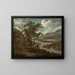 View of a River Valley - Dionijs Verburg — framed artwork on a wall