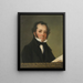 Portrait of Joseph Dilger - Dionys Ganter — framed artwork on a wall