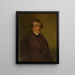 Portrait of Johann Rombach - Dionys Ganter — framed artwork on a wall