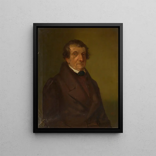Portrait of Johann Rombach - Dionys Ganter — framed artwork on a wall
