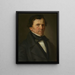 Self-portrait of Dionys Ganter - Dionys Ganter — framed artwork on a wall