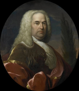 Portrait painting of Hugo du Bois, director of the Rotterdam Chamber of the Dutch East India Company, elected in 1734 - Dionys van Nijmegen — artwork view