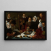 Company at the table - Dirck Barendsz — framed artwork on a wall