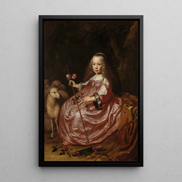 Reproduction of the painting Portrait Painting of Clara Alewijn - Dirck Dircksz van Santvoort