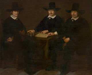 Three Regents of the Orphanage of the City of Alkmaar - Dirck Metius — artwork view