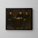 Three Regents of the Orphanage of the City of Alkmaar - Dirck Metius — framed artwork on a wall