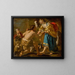 Granida and Daifilo - Dirck van Baburen — framed artwork on a wall