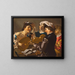 The Concert - Dirck van Baburen — framed artwork on a wall