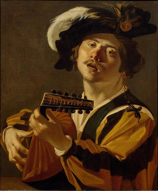 The Lute Player - Dirck van Baburen — artwork view