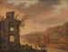 River landscape painting - Dirck Verhaert — artwork view