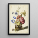 Reproduction of the painting Flowers in a Bottle - Dirck de Bray