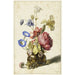 Reproduction of the painting Flowers in a Bottle - Dirck de Bray