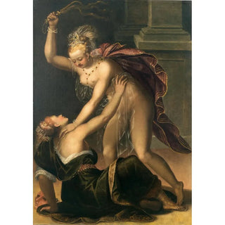 La Vérité punissant le Mensonge - Dirck de Quade van Ravesteyn — artwork view