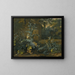 Chardons, plants of undergrowth and other vegetation in a park with frogs, butterflies and snails - Dirk Maas — framed artwork on a wall