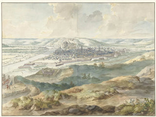 View of Namur from the east during the 1695 siege - Dirk Maas — artwork view
