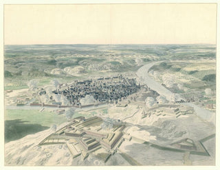 View of Namur from the west during the siege of 1695 - Dirk Maas — artwork view