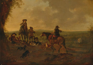 Dirk Stoop - Horsemen In A Landscape.webp