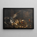 Game and Fruits - Dirk Valkenburg — framed artwork on a wall