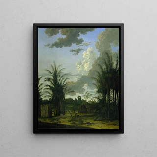 Plantation in Suriname - Dirk Valkenburg — framed artwork on a wall