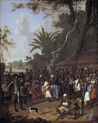 Ritual slave festival on a sugar plantation in Suriname - Dirk Valkenburg — artwork view