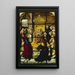 The Judgment of Solomon - Dirk Vellert — framed artwork on a wall