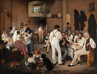 Danish artists at Osteria La Gensola in Rome - Ditlev Blunck — artwork view