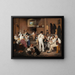 Danish artists at Osteria La Gensola in Rome - Ditlev Blunck — framed artwork on a wall