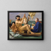 L'âge adulte of the series The Four Ages of Man - Ditlev Blunck — framed artwork on a wall