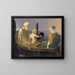 Old Age from the series The Four Ages of Man - Ditlev Blunck — framed artwork on a wall