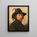 Self-Portrait as Legionnaire - Ditlev Blunck — framed artwork on a wall