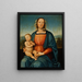 The Virgin and Child - Ditlev Blunck — framed artwork on a wall