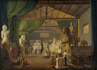 Visit of Pope Leo XII to Thorvaldsen's workshops in Piazza Barberini, October 18, 1896 - Ditlev Martens — artwork view
