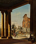 Le Capitole à Rome depuis la colonnade du Palazzo dei Conservatori - Ditlev Martens — artwork view