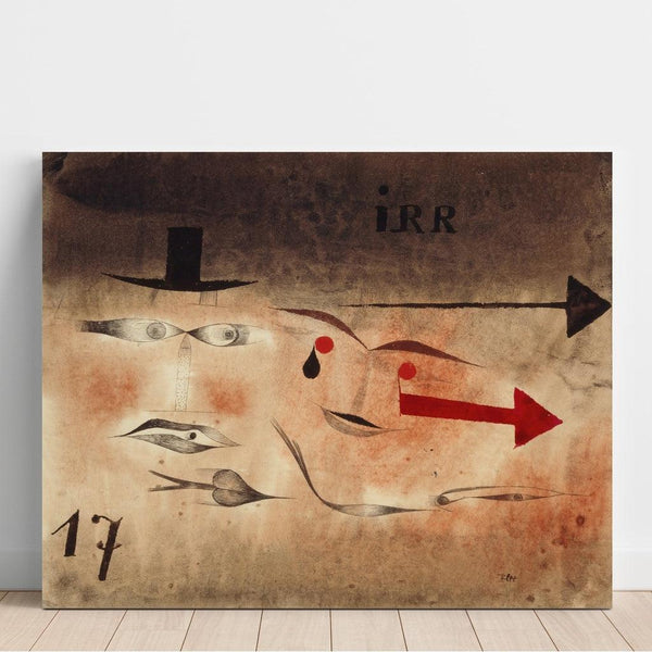 Reproduction of the painting Seventeen, Mad - Paul Klee